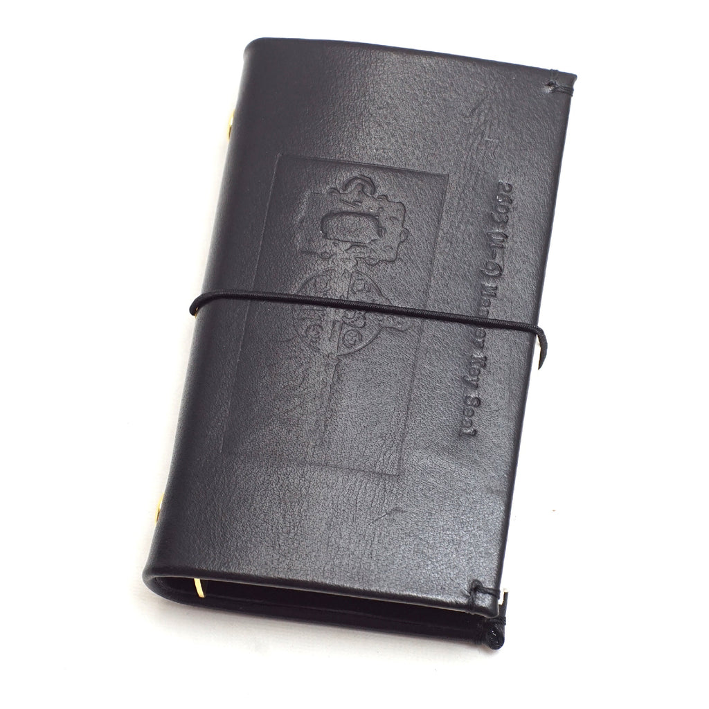 Handmade genuine leather M2.5 pocket notebook, featured product image