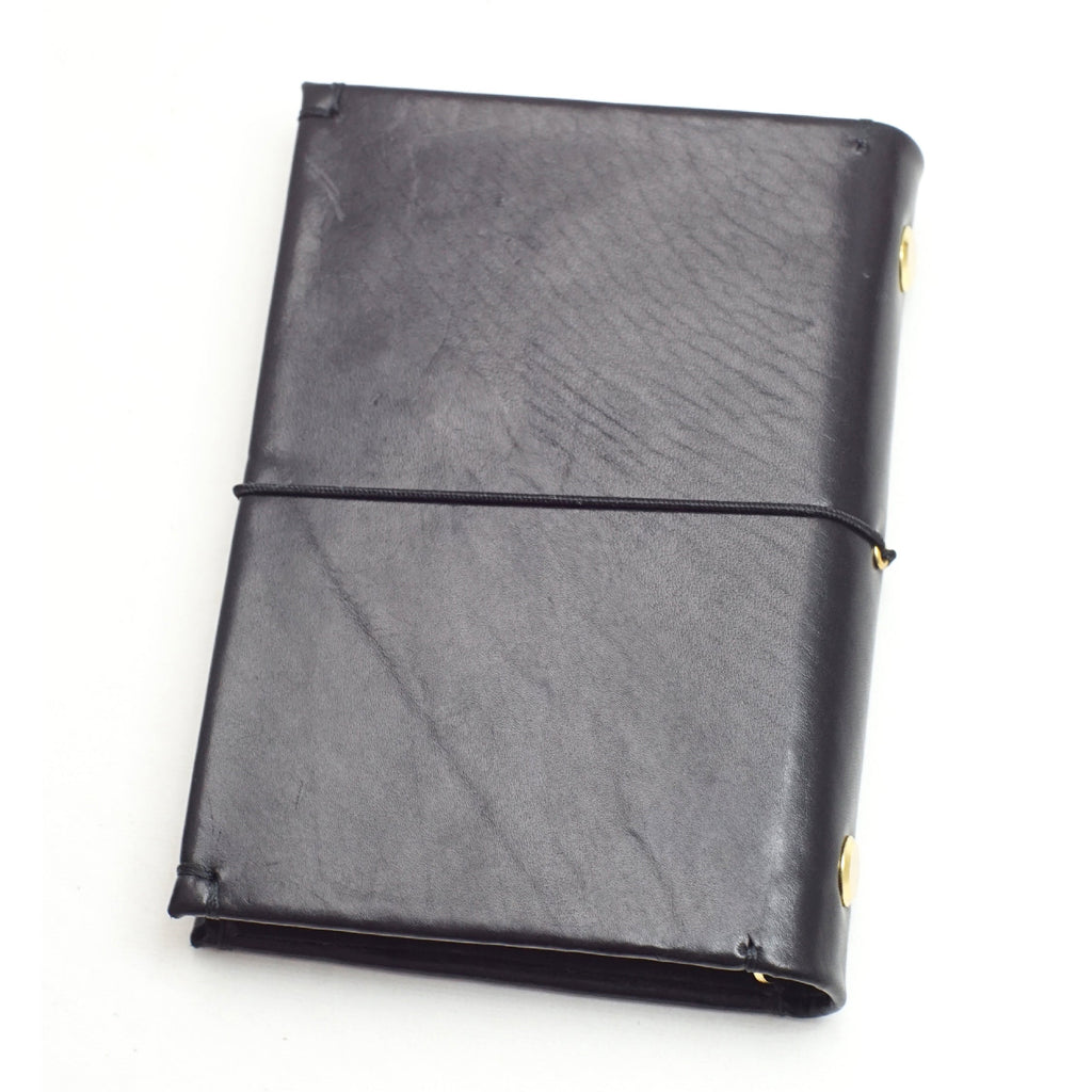Handmade genuine leather M5 pocket notebook, gallery image 3