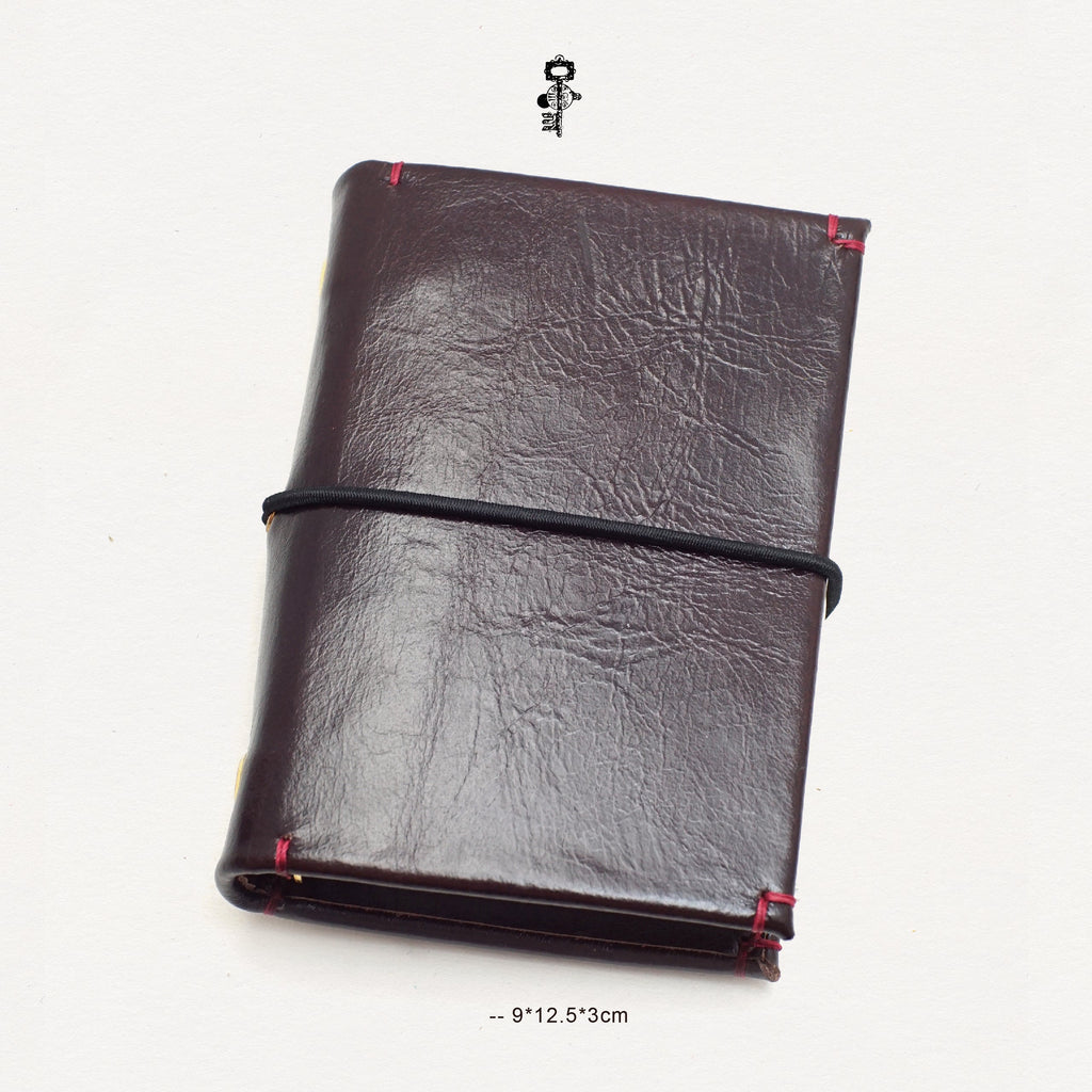 Handmade genuine leather M5 pocket notebook, gallery image 2