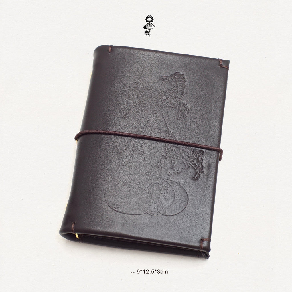 Handmade genuine leather M5 pocket notebook, gallery image 2