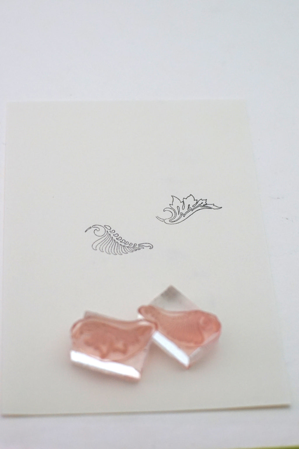 Baroque Acanthus Flourish Stamps (Set of 2)