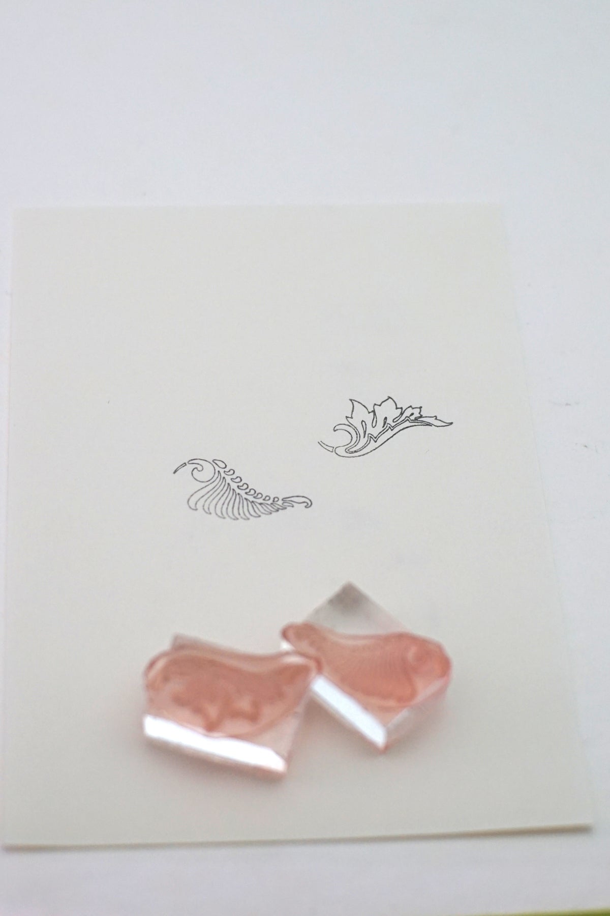 Baroque Acanthus Flourish Stamps (Set of 2)